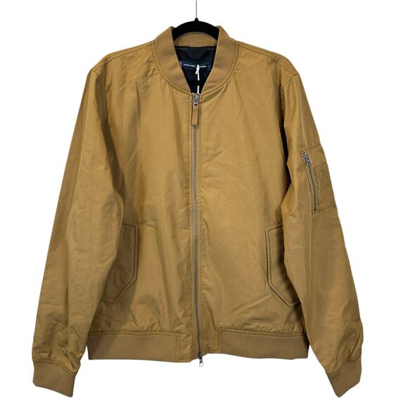 Everlane The Bomber Jacket Lightweight Toasted Coconut Men Large NWT FLAW - Picture 2 of 14